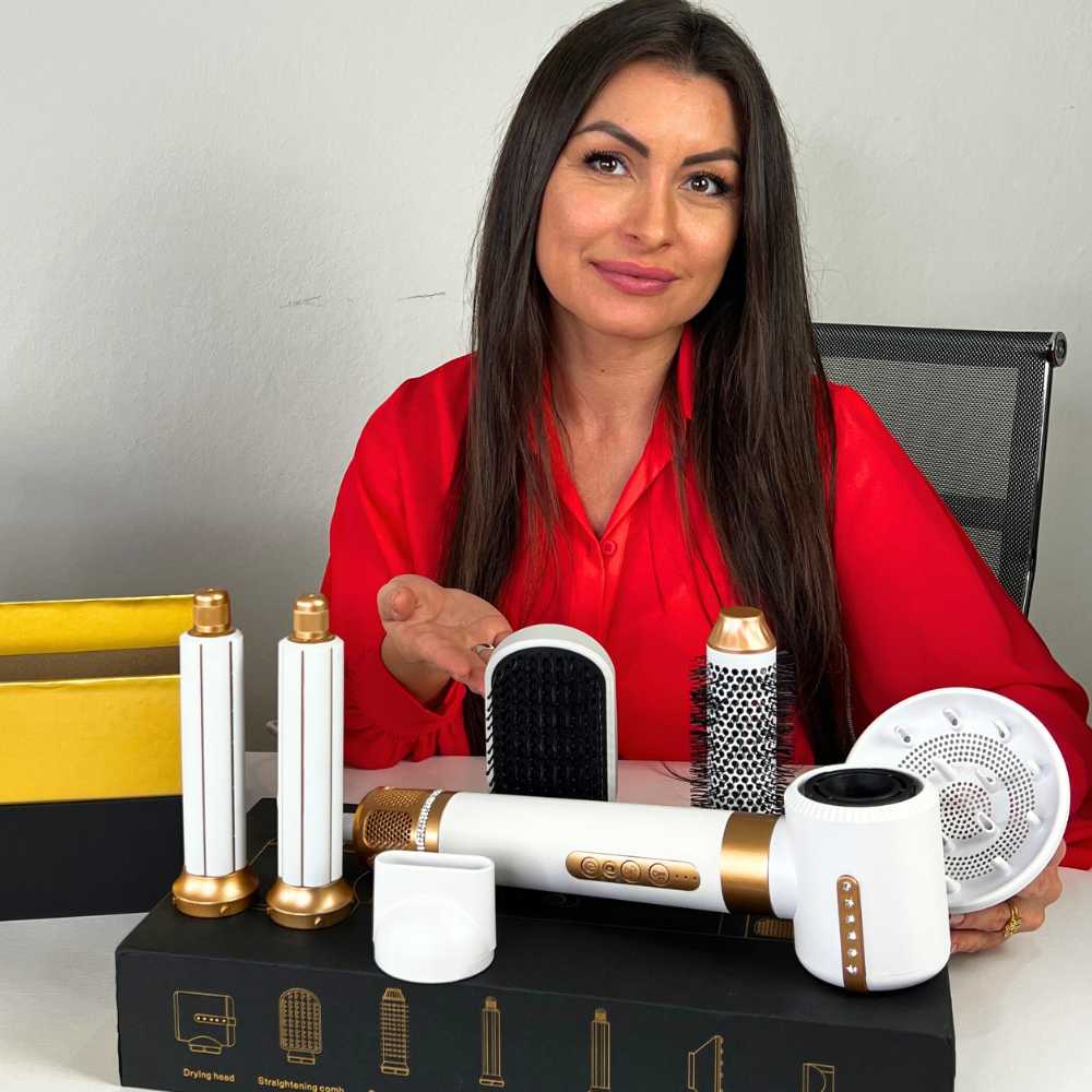 Escova Modeladora DeLuxe Hair PRO 7 em 1 - Original®