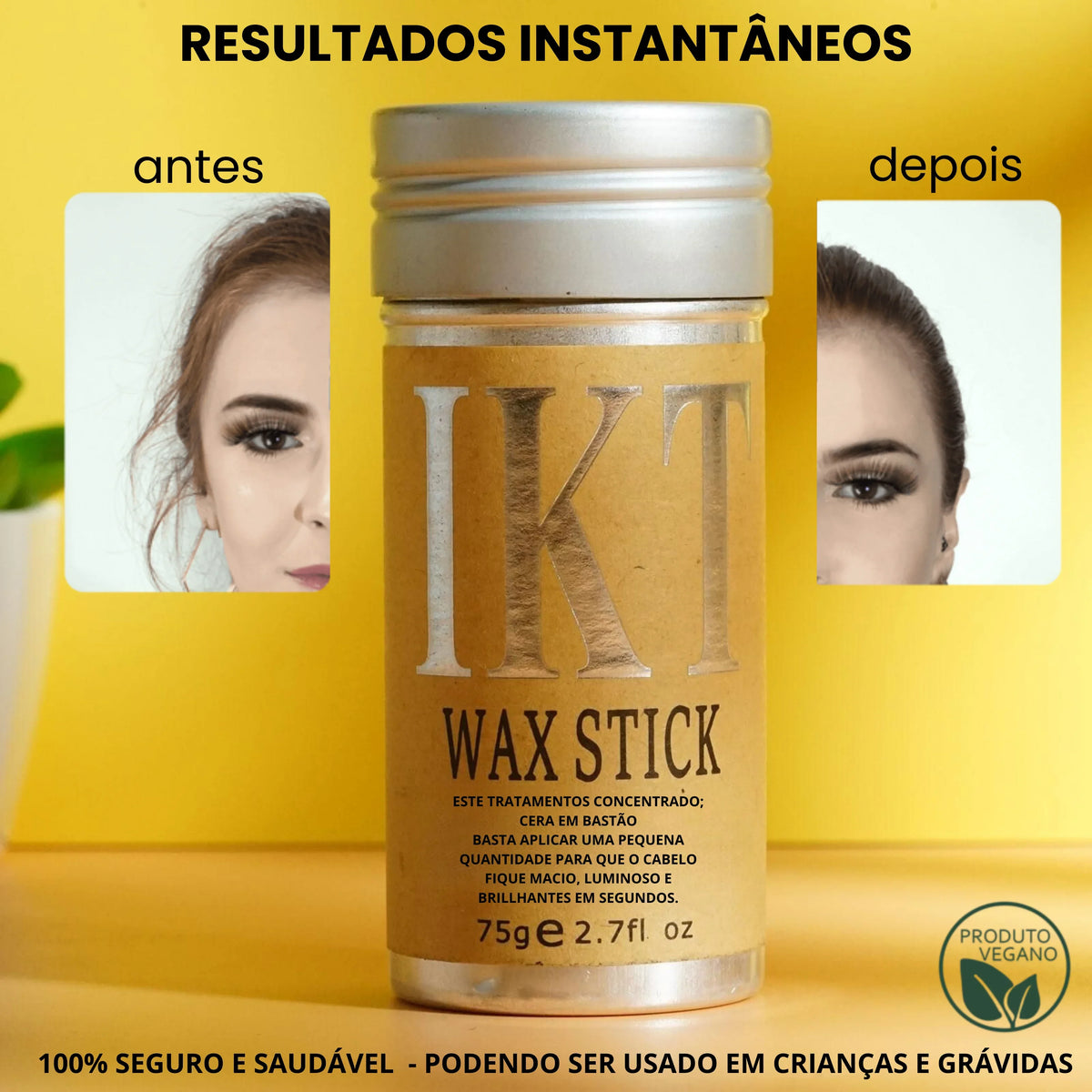 Cera Bastão Finalizadora - IKT Wax Stick - 75g