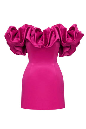 vestidos  VESTIDOROSA  VESTIDOPINK  vestidomidi  vestido jantar  vestido festa  vestido elegante  vestido  Vestido Princesa Crystal - Ellegance DeLuxe