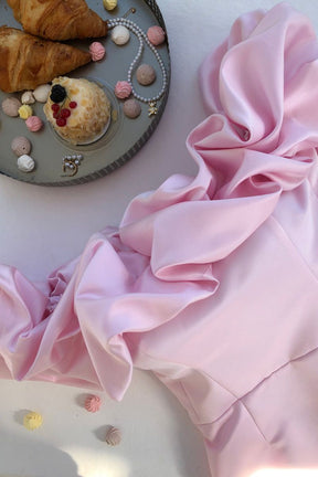 vestidos  VESTIDOROSA  VESTIDOPINK  vestidomidi  vestido jantar  vestido festa  vestido elegante  vestido  Vestido Princesa Crystal - Ellegance DeLuxe