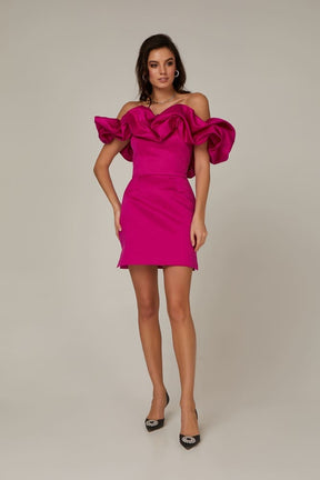 vestidos  VESTIDOROSA  VESTIDOPINK  vestidomidi  vestido jantar  vestido festa  vestido elegante  vestido  Vestido Princesa Crystal - Ellegance DeLuxe