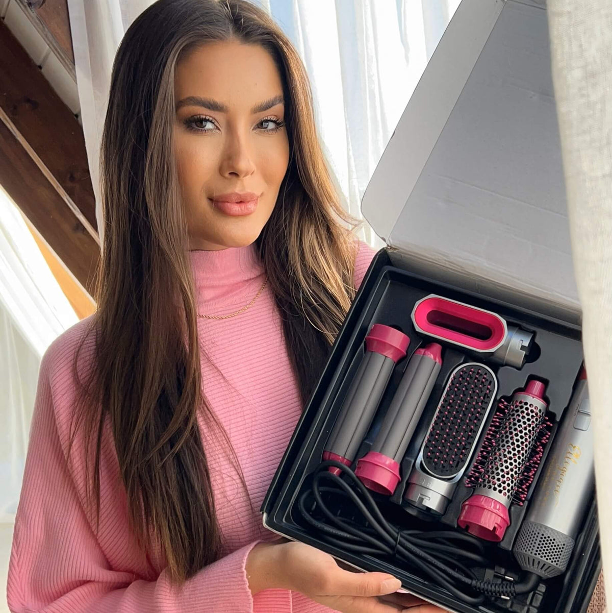 deluxe hair 5 em 1 - escova modeladora